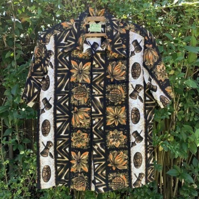 Vintage 1960s Hawaiian Shirt Size M - Image 1 of 4