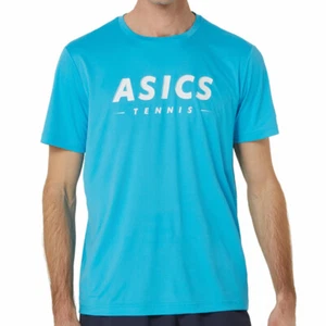 Camiseta deportiva con gráficos de tenis para cancha Asics para hombre Top AsiaFit nueva con etiquetas 2041A259419 - Imagen 1 de 7