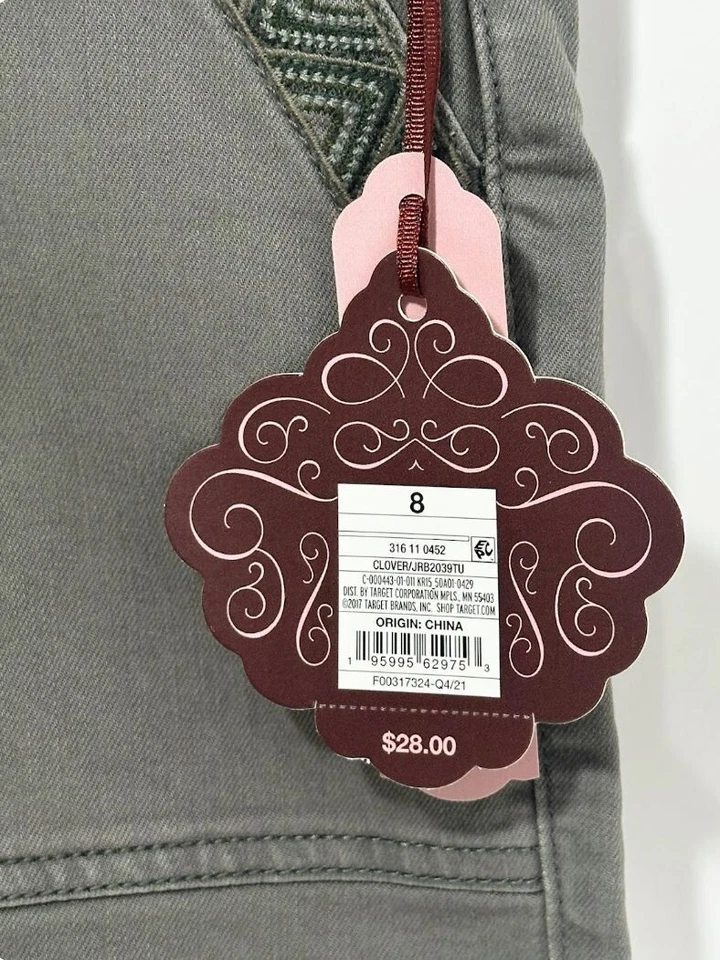 Pantalones Cortos Para Mujer Knox Rosa Tiro Medio con Bordado Bordado Trébol Verde, Elige Talla Foto 1 de 4