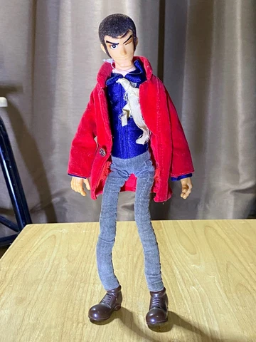1980s Popy Lupin the 3rd Lupine III Vintage 12 inch bendable doll RARE Cover