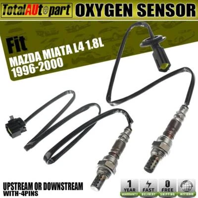2x Sensores de oxígeno O2 para Mazda Miata L4 1,8 L 1997-2000 aguas arriba y aguas abajo Foto 1 de 4