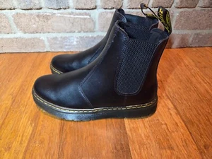 Dr. Martens Dorian Chelsea Boots Schwarz Leder Damen Größe US L8 - Bild 1 von 22