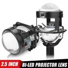 2X 2.5'' Bi Led Projector Lens Rhd Car Headlight Retrofit Bulb 100W 6000K Hi-Lo