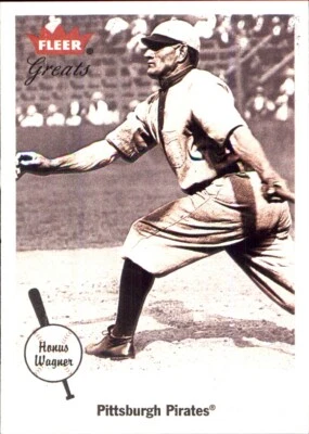Fleer/Skybox Greats of the Game 2002 #86 Honus Wagner Piratas de Pittsburgh Foto 1 de 2