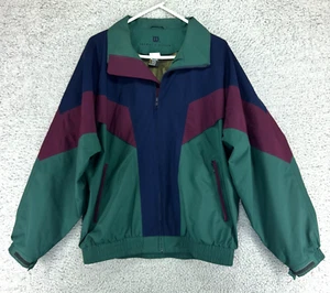 VTG Thomas E Wilson Gore-Tex Windbreaker Lined Soft Shell Zip Jacket Retro Men L - Picture 1 of 7