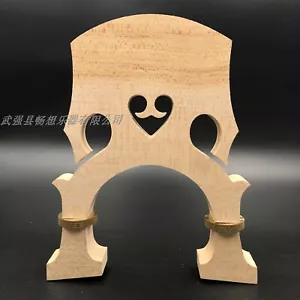 Bass part 1pcs High quality 1/2 regulated double bass bridge cupreous parts - Picture 1 of 7