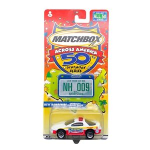 Matchbox Across America 50th New Hampshire Police Chevrolet Chevy Camaro 1/63