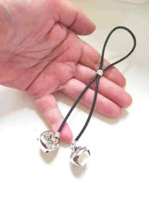 Verstellbarer Leder Penisschmuck Intim Big Bells Penis Schlinge Männerschmuck UK - Bild 1 von 4