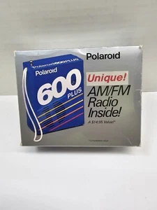 Polaroid~Transistor Radio~600 Plus~Film Promo~Advertising AM/FM Battery~1989~ - Picture 1 of 9
