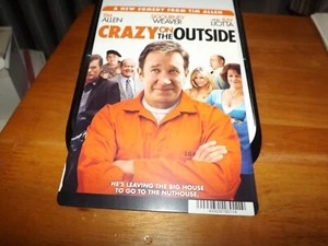 CRAZY ON THE OUTSIDE DISPLAY BACKER CARD (not a dvd) 5.5" X 8" NO MOVIE - Picture 1 of 1