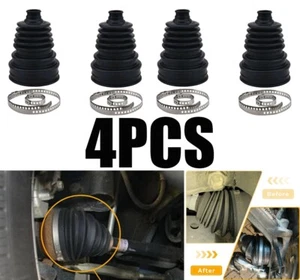 4*Silicone Joint Constant-Velocity Dust Cover CV Boot Anti-Aging Wear Resistance - Picture 1 of 24