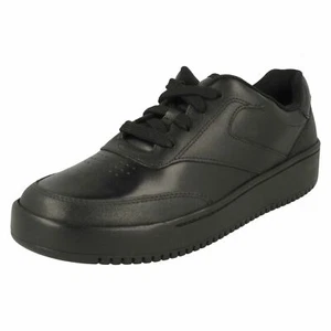 Niños Clarks Smart Trainer Estilo Cordones Zapatos Escolares Tor Sport Flex - Imagen 1 de 10