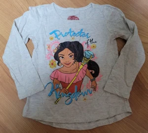 Girls Disney Elena of Avalor Long Sleeve T Shirt 5T Youth Protector of Kingdom - Picture 1 of 3