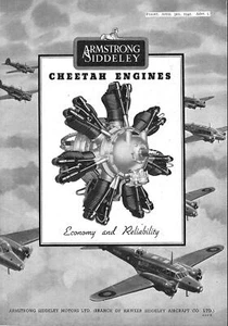 WW2 Advert for Armstrong-Siddeley CHEETAH Aero Engines #3 Original 1941 Print Ad - Picture 1 of 1