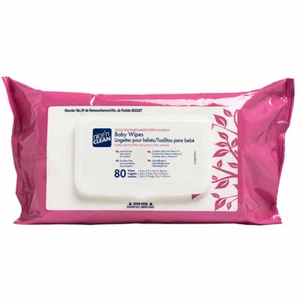 Nice and Clean Baby Wipes, Scented 7'' x 8'', Pack of 80, SUPER - Picture 1 of 1