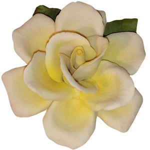 Napoleon Italy Handcrafted Porcelain Gardenia Flower Figurine - Picture 1 of 8