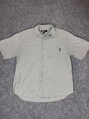 Vintage No Fear Shirt Mens XL Gray Button Up Skateboarding Made in USA 90s - Image 1 of 4