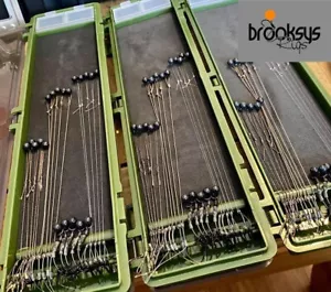 1X READY MADE CARP FISHING RIGS PLUS CARP RIG BOX COMES WITH 20 READY TIED RIGS - Picture 1 of 8