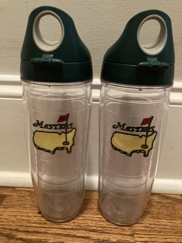 Augusta National Masters Set of 2 Tervis 24 oz Water Bottles Cover