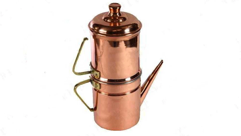 ORIGINALE CAFFETTIERA NAPOLETANA IN RAME 2 TAZZE - Image 1 of 1