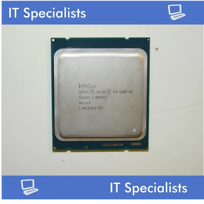 Intel Xeon E5-1607 v2 3.00GHz 4 Core Socket LGA2011 Processor CPU SR1B3 Malay. - Image 1 of 4