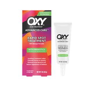 Oxy Acne Medication Rapid Spot Treatment 10% Benzoyl Peroxide Max Strength 1 Oz - Picture 1 of 5