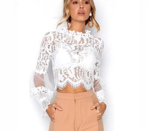 Lace Turtleneck Tops for Women for sale 