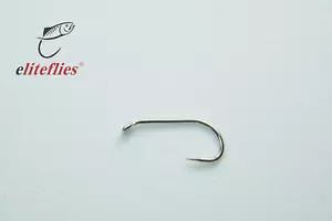 Elite "Platinum" Comp Barbless heavy size 10 fly tying hook , fly fishing, trout - Picture 1 of 2