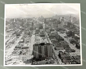 Seattle Washington Downtown View from the Needle 1963 Original Press Photo - Picture 1 of 2
