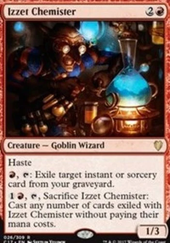 x1 Izzet Chemister - Commander 2017 - NM - MTG - Image 1 of 1