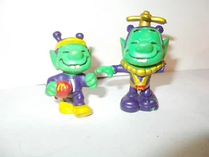 VTG. 1983 1984 McDonalds Happy Meal Toys Astrosnik Green Alien Bully 2" Figures - Picture 1 of 5