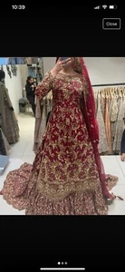 asian pakistani bridal wedding dress lengha - Picture 1 of 3