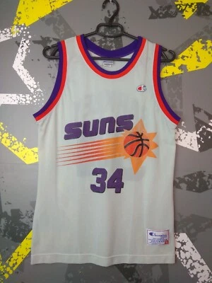 Camiseta de baloncesto de la NBA Barkley Phoenix Suns vintage campeón para hombre S ig93 Foto 1 de 4