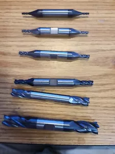 6 new endmills, sizes in description, HTC brand - Picture 1 of 2