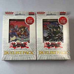 YUGIOH TCG! Duelist Pack Special Edition 2 BOX Set ft, Jaden & Chazz SEALED! - Picture 1 of 2