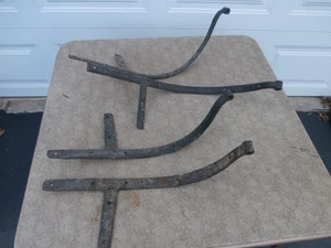 Antike gebogene Eisen Metall Halterungen für Wagen Buggy Schlitten Schlitten ???? - Bild 1 von 21