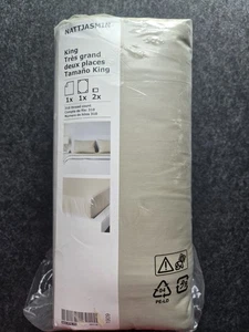 Nattjasmin King Size Bettwäsche Set hellbeige - Bild 1 von 8