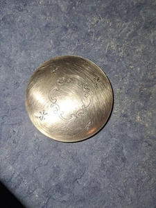 vintage compact,silver? - Picture 1 of 6
