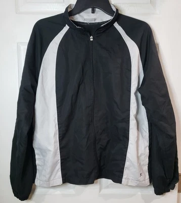 Cortavientos para mujer Danskin, negro, usado, talla grande (12-14) Foto 1 de 4