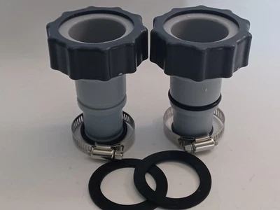 Tongass (2er-Pack) Ersatz Gewinde auf Klemme Stil Schlauch Adapter für Intex Pool - Bild 1 von 4