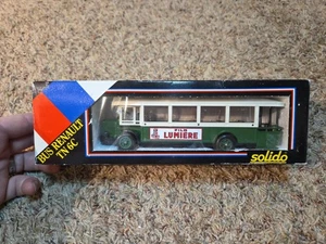 SOLIDO PARIS BUS RENAULT TN6C "FILM LUMIERE"  MINT IN ORIGINAL BOX! - Picture 1 of 6