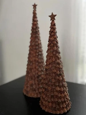 Pinecone Christmas tree Handmade decor holiday centerpiece Christmas Trees - Image 1 of 4