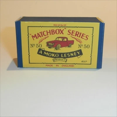 Matchbox Lesney 50a Commer Pickup B Style Repro Box - Image 1 of 4