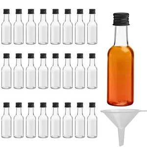 Kleine Schnapsflaschen (24er Pack) - 150ml - Wiederverwendbare Kleine Flaschen - Bild 1 von 7