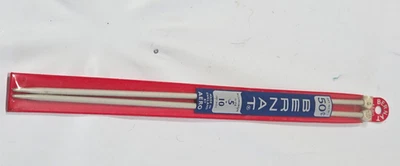Agujas de tejer vintage Bernat Aero aluminio tamaño 5 10" Foto 1 de 3