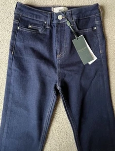 Ladies HOBBS GIA Size 6 High Rise Sculpting Skinny Navy Jeans BNWT New - Picture 1 of 9