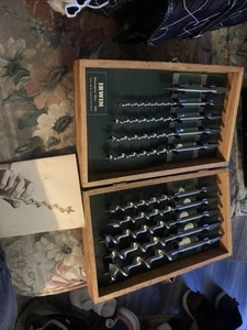 Set completo 10 pezzi Irwin Premium vintage, punte per trapano a mano con coclea in scatola - Foto 1 di 8
