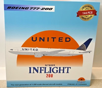 INFLIGHT / IF722UA0924 / UNITED / B777-224 / N78009 / LIMITED ED - Image 1 of 4