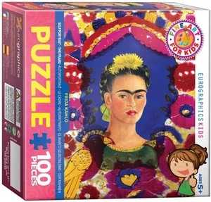(EG61005425) - Eurographics Puzzle 100 Pc - Frida Self Portrait Frame - Picture 1 of 1