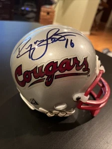 Signed Ryan Leaf 16 Washington State St Cougars Riddell Mini Helmet SD Chargers - Picture 1 of 5